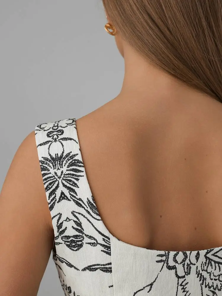 Костюм: юбка и жилет (L (46RU), чёрный). Изображение № 6