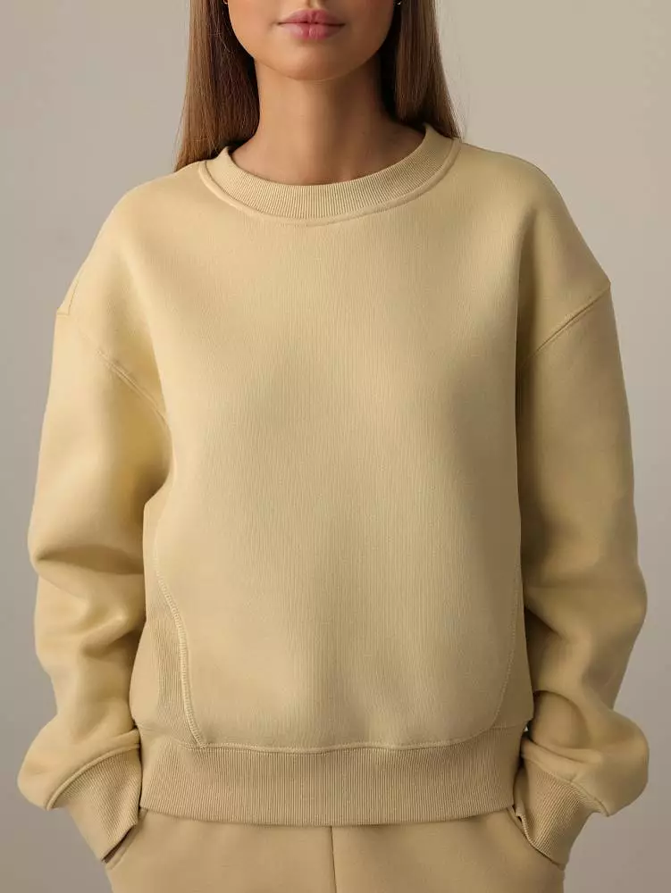 Свитшот (onesize (40-44RU), жёлтая пастель). Изображение № 2