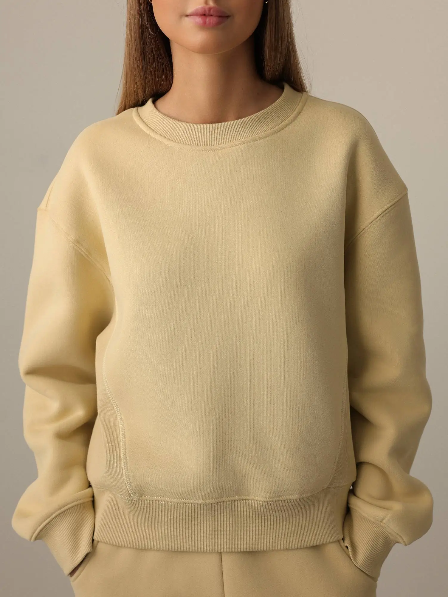 Свитшот (onesize (40-44RU), жёлтая пастель). Избражение № 2