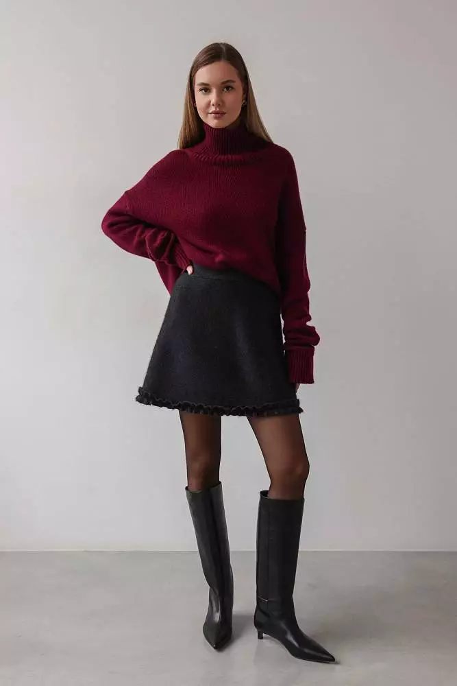 Юбка (onesize (42-46RU), тёмно-серый). Изображение № 1