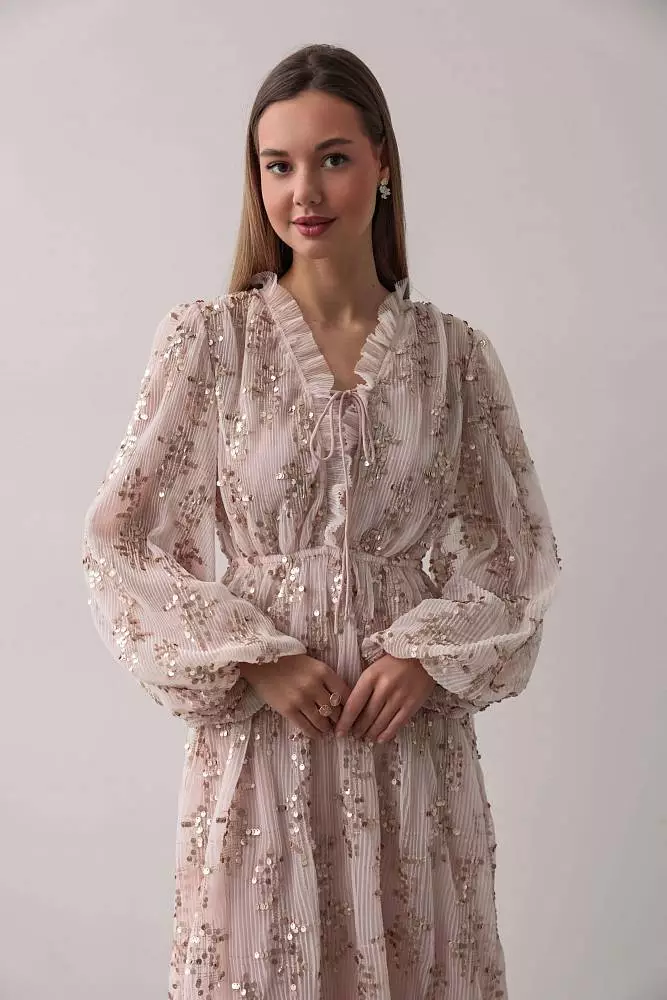 Платье (S (42RU), нежно-розовый). Изображение № 2