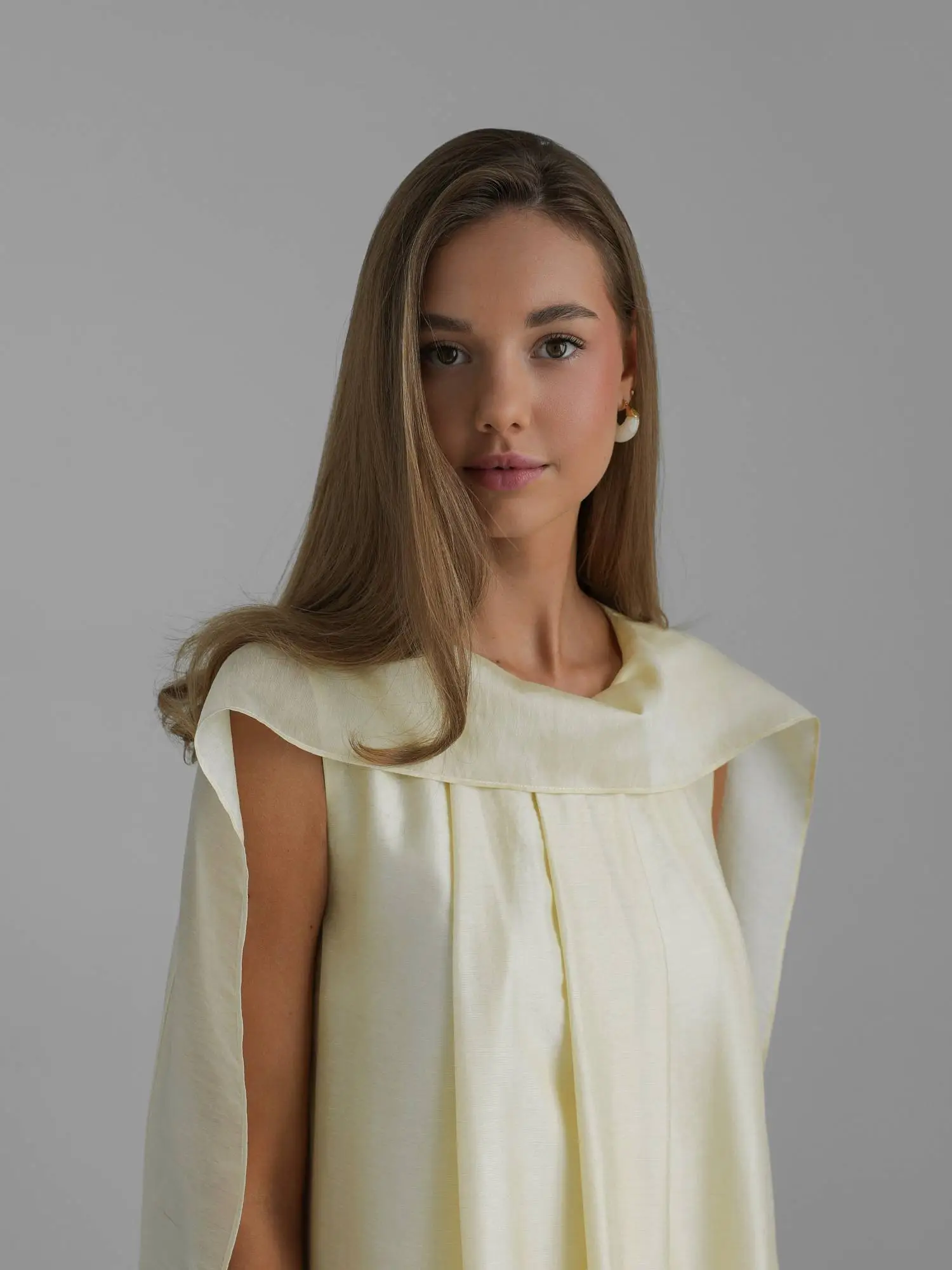 Платье (onesize (40-44RU), жёлтая пастель). Избражение № 3