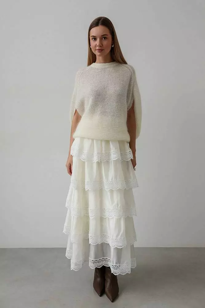 Свитер (onesize (42-46RU), белый). Изображение № 4