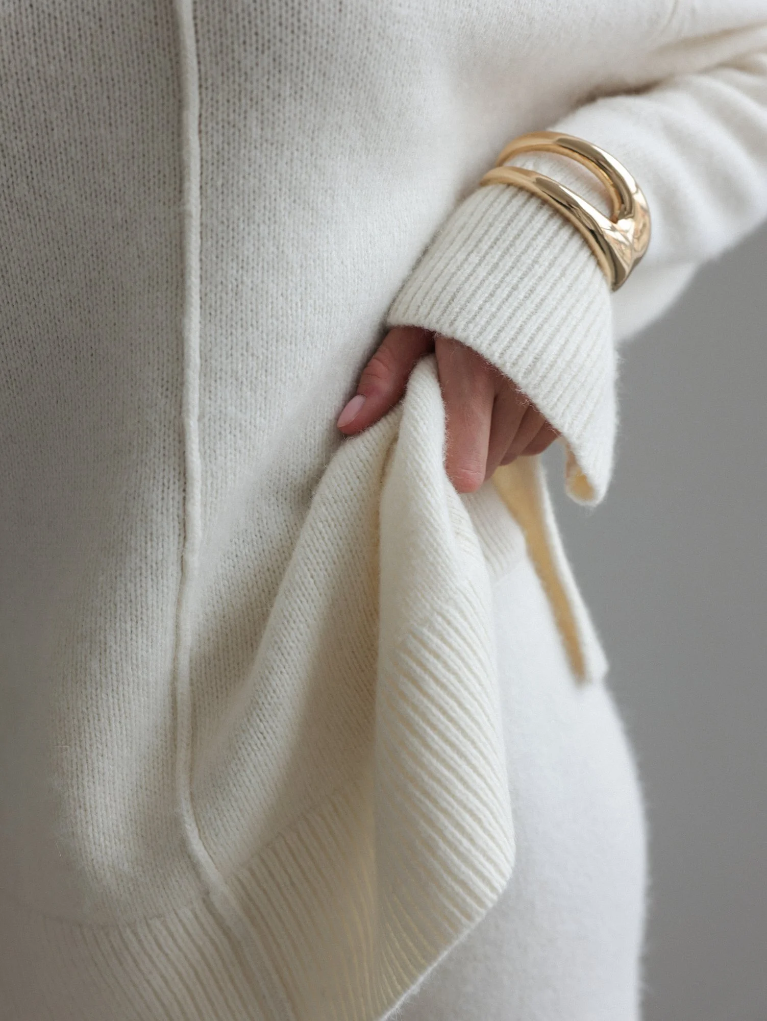 Свитер (onesize (42-46RU), молочный). Избражение № 5