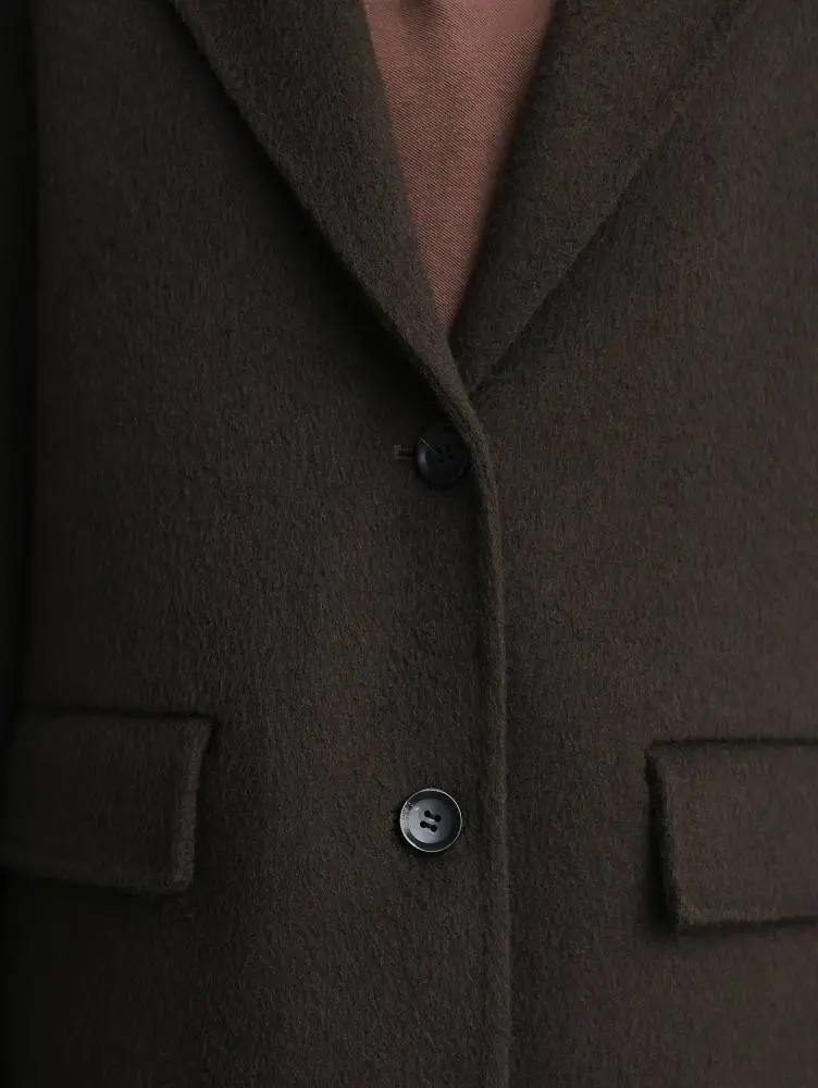 Пиджак (onesize (42-46RU), болотно-коричневый). Изображение № 4