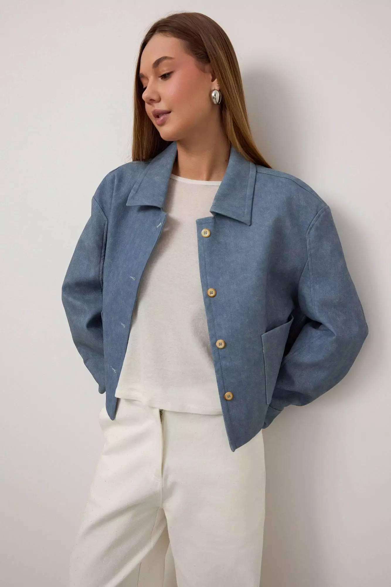 Куртка (S (42RU), голубой). Избражение № 6