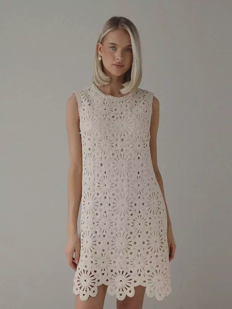 Платье  (L (46RU), светло-бежевый). Изображение № 1