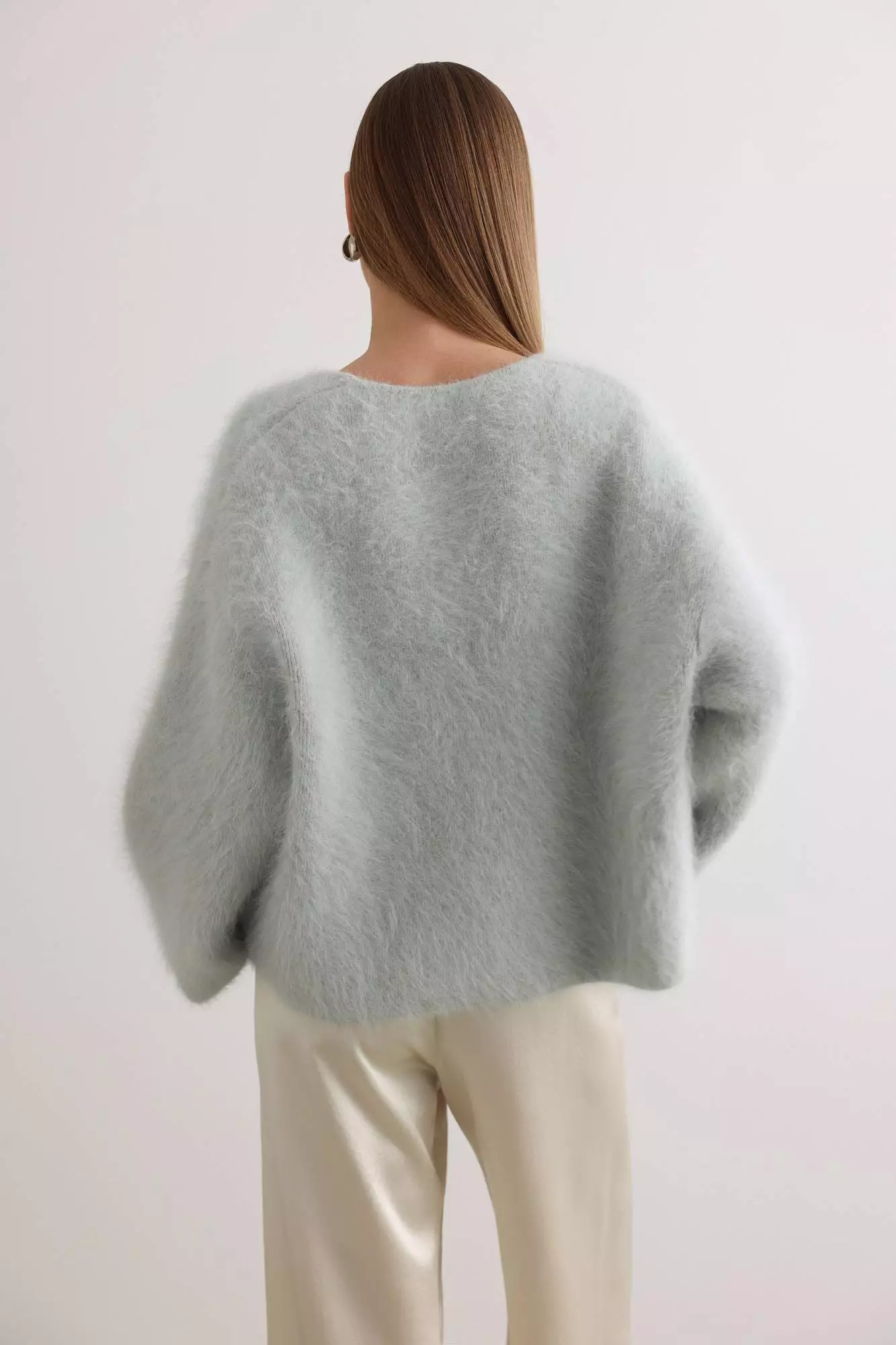 Кардиган (onesize (42-46RU), серо-голубой). Избражение № 3