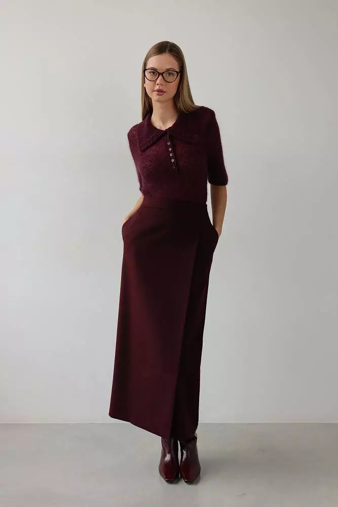 Юбка (M (44RU), сливовый). Изображение № 2