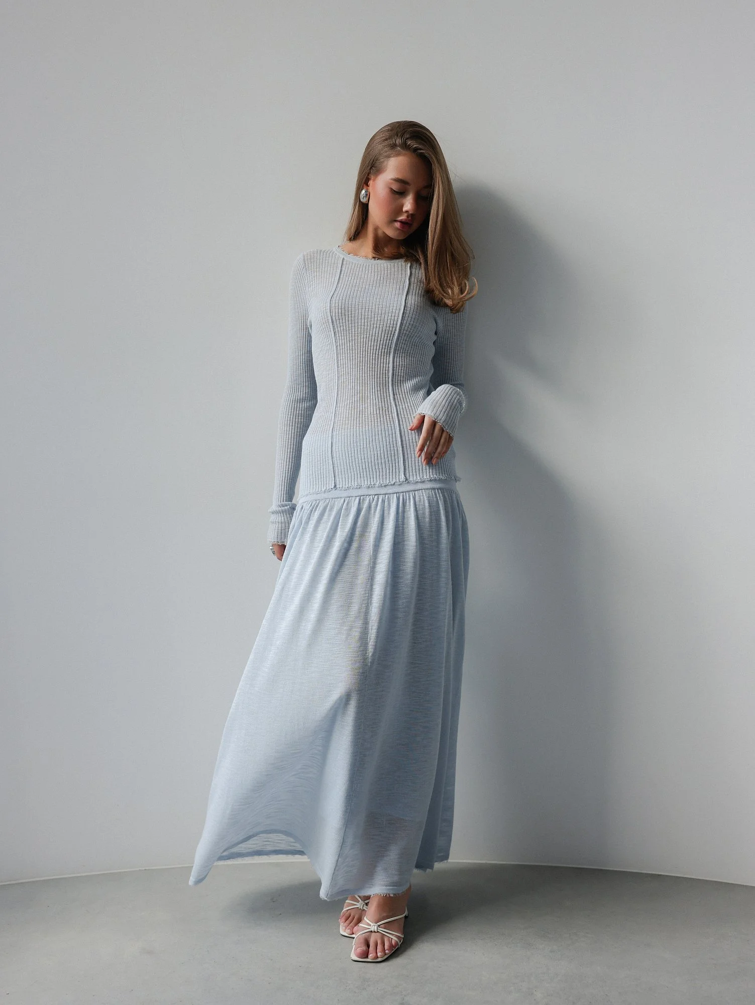 юбка (бледно-голубой). Избражение № 1