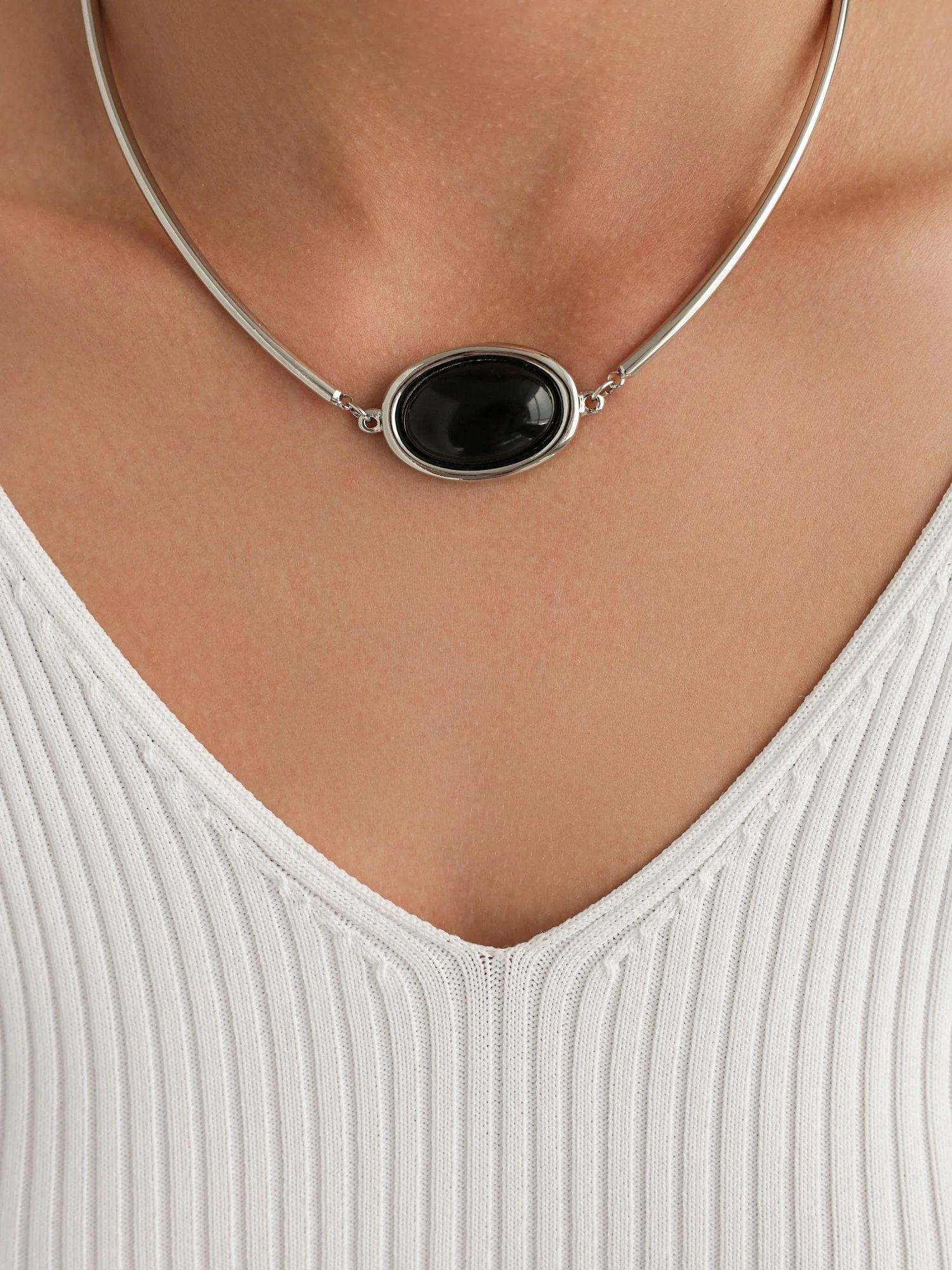 Колье (серебристый). Избражение № 3