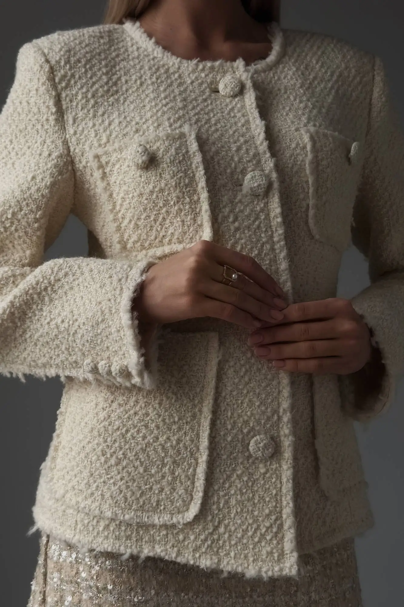 Жакет (S, молочный). Избражение № 2