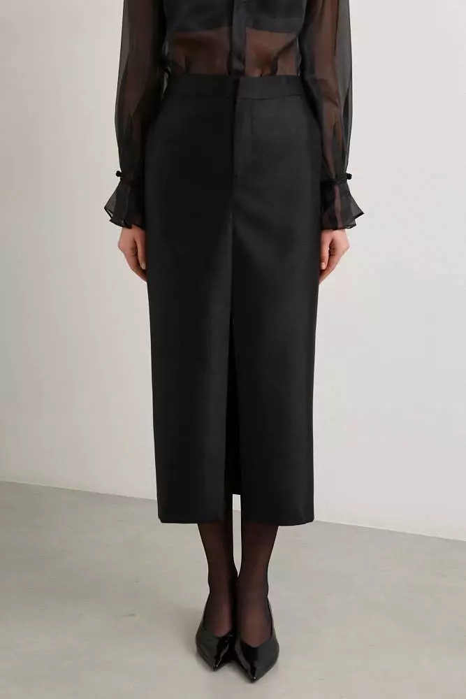 Юбка (M (44RU), чёрный). Изображение № 3