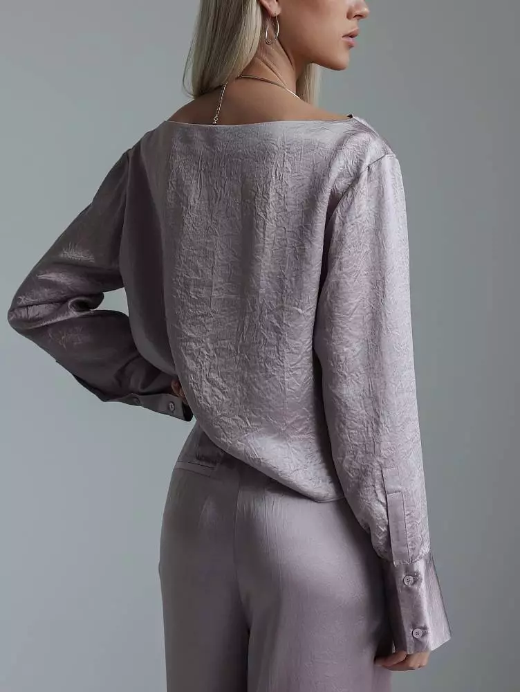 блузка (L (46), лиловый). Изображение № 5