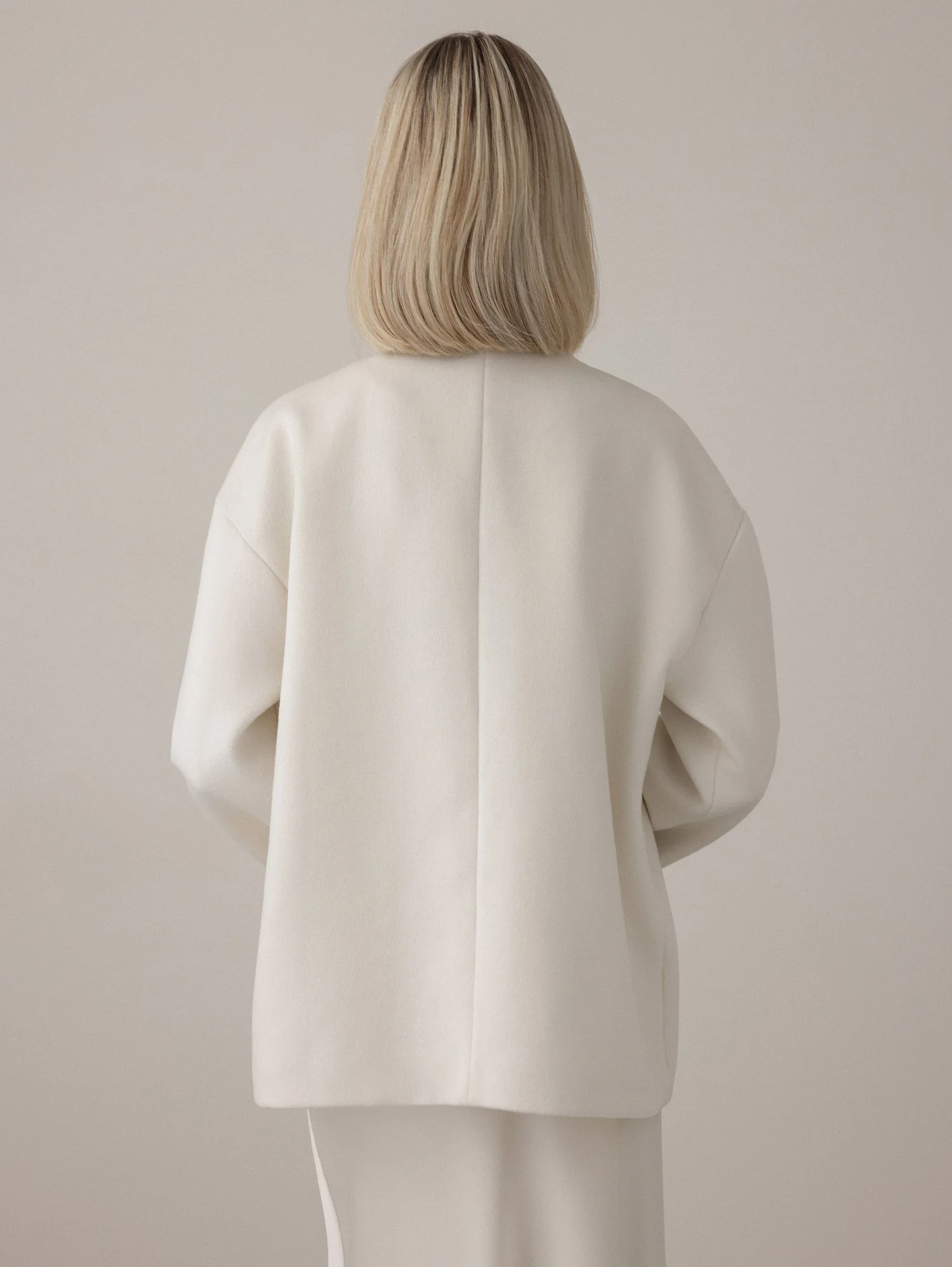 Пальто (M (44RU), белый). Избражение № 6