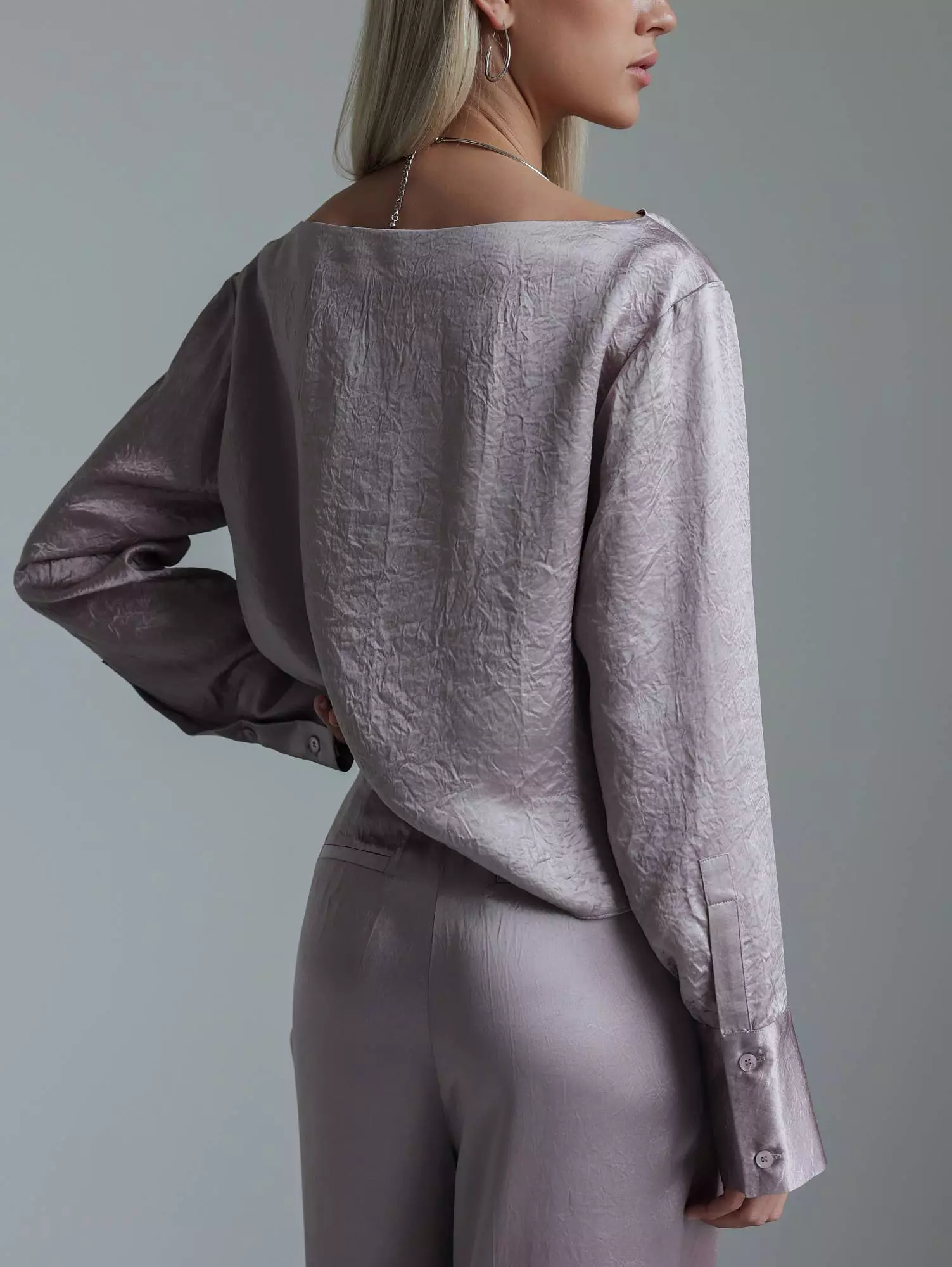 блузка (L (46), лиловый). Избражение № 5