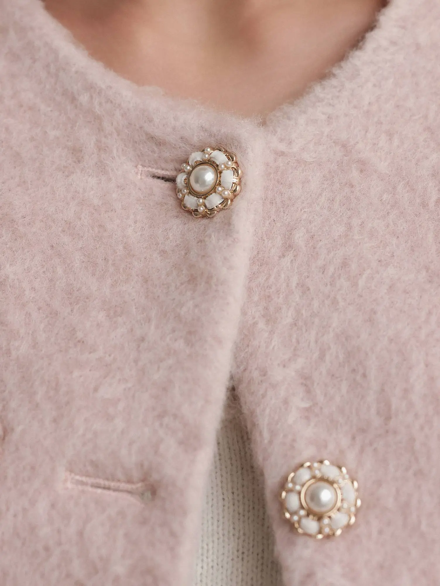 Жакет (M (44RU), пудровый). Избражение № 4