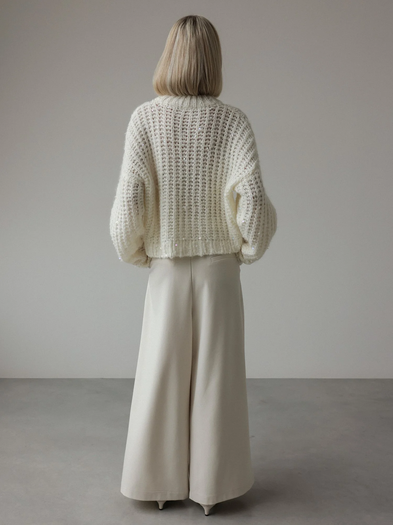 Свитер (M (44), молочный). Избражение № 5