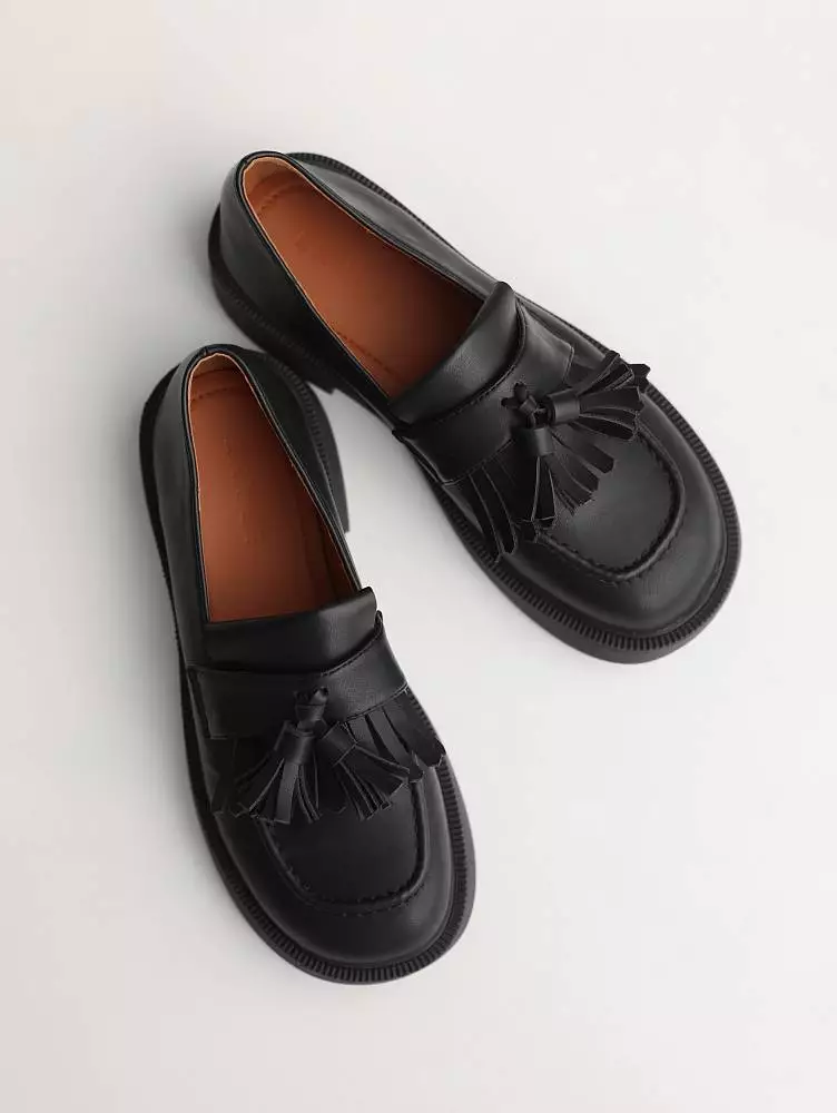 лоферы (36, чёрный). Изображение № 4