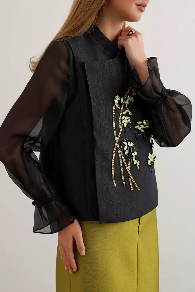 Жилет (onesize (42-46RU), чёрный). Изображение № 5