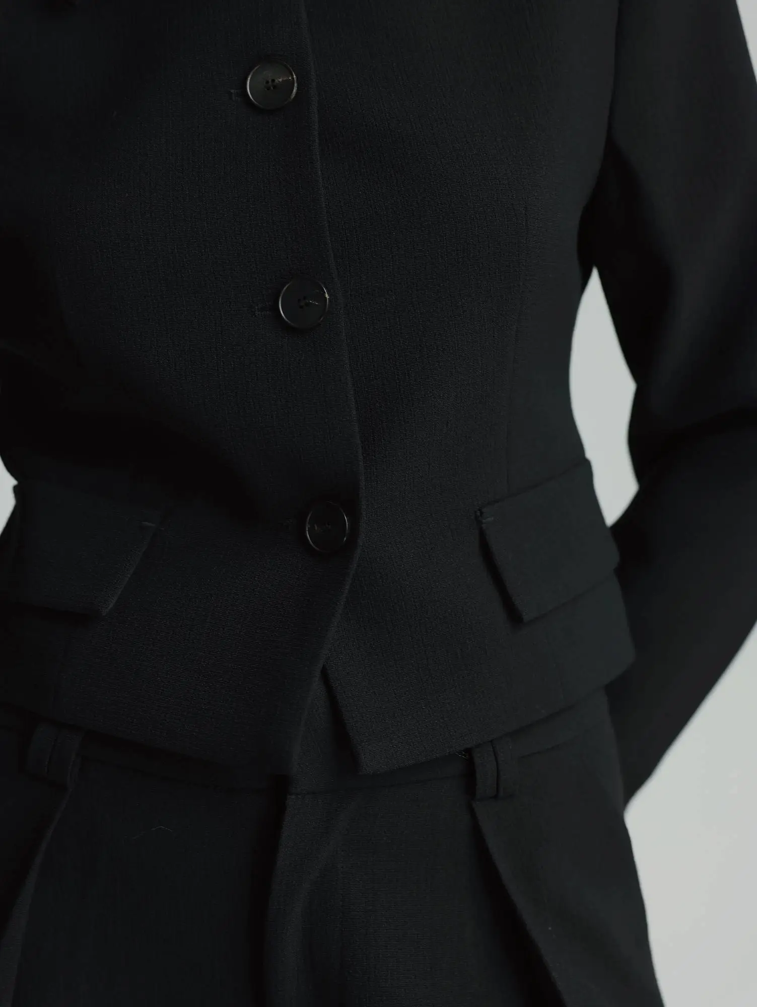 Жакет (M (44), чёрный). Избражение № 3