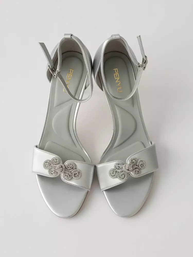 Босоножки (39, серебристый). Изображение № 5