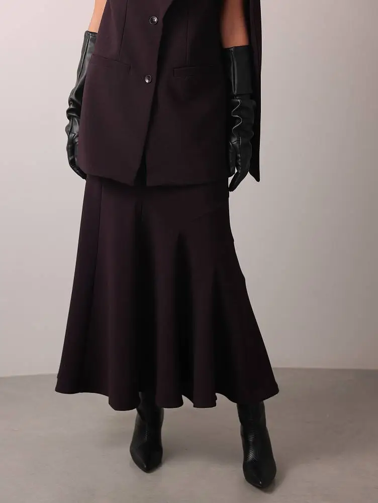 Юбка (S (42), тёмно-сливовый). Изображение № 2