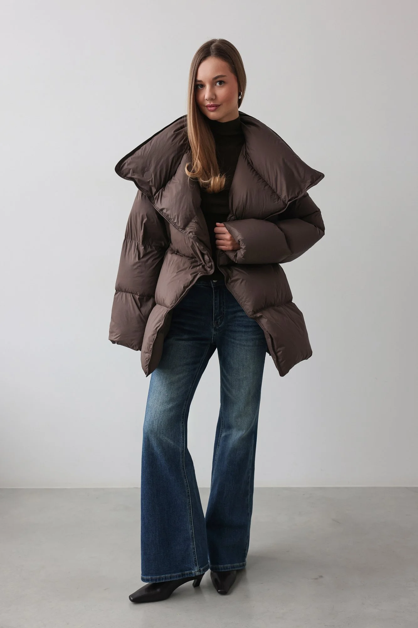 Куртка (onesize (42-46RU), кофейный). Избражение № 6