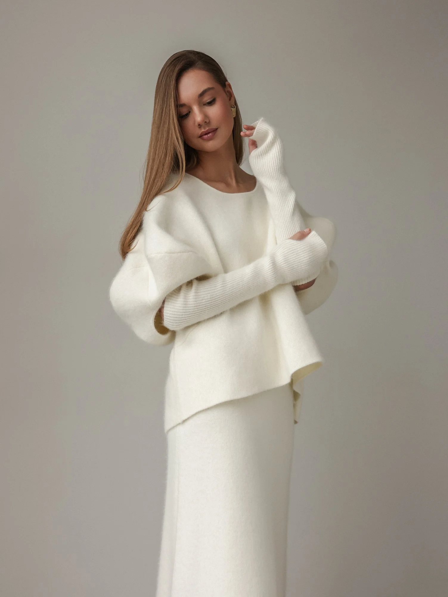 Джемпер (onesize (42-46RU), молочный). Избражение № 1