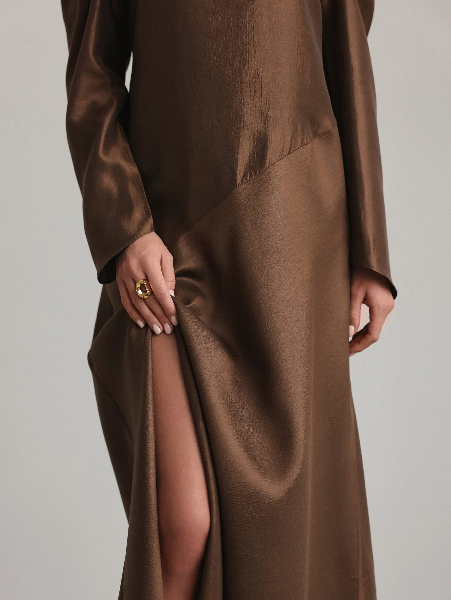 Платье  (M (44RU), шоколадный). Избражение № 3