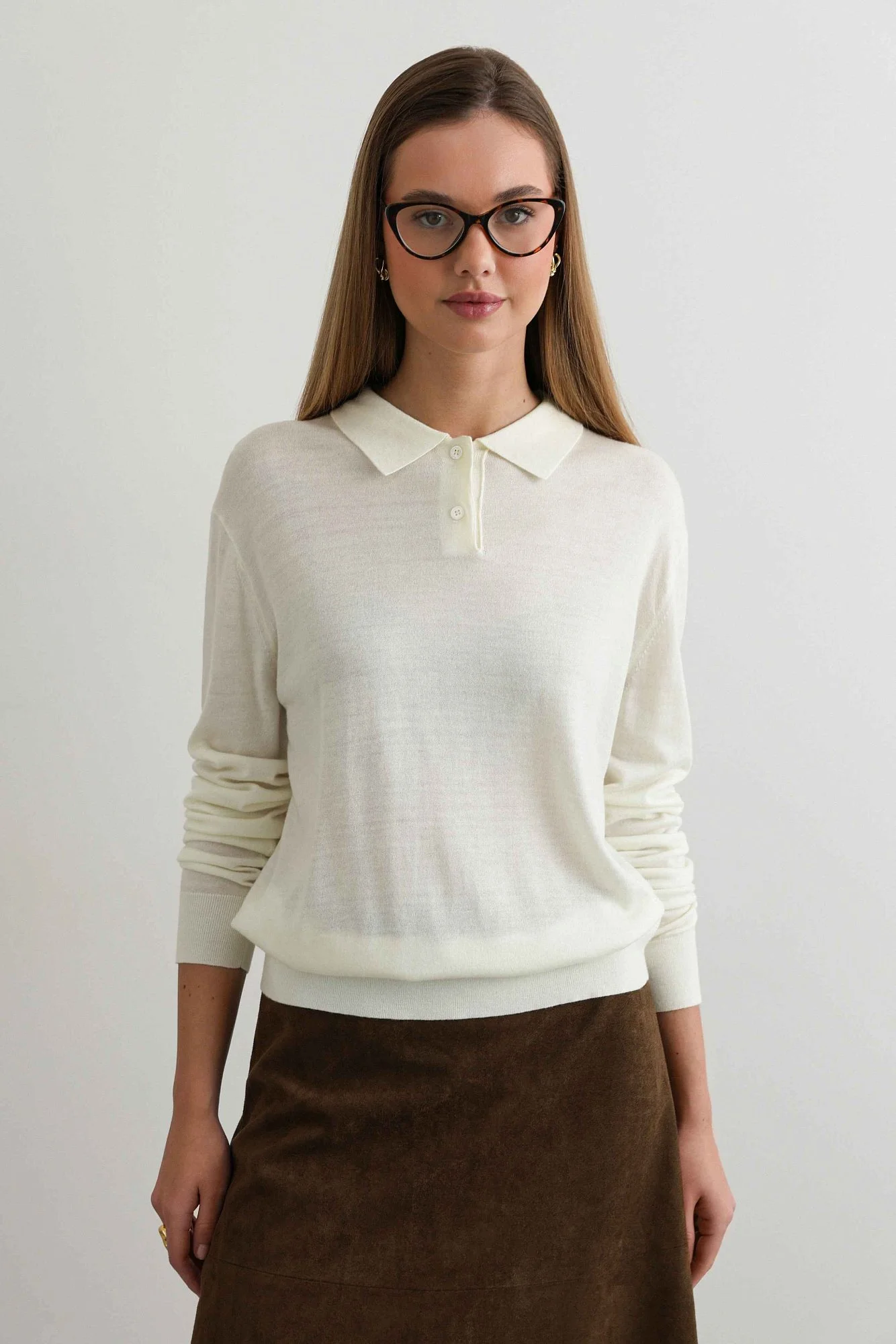 Джемпер (onesize (42-46RU), молочный). Избражение № 1