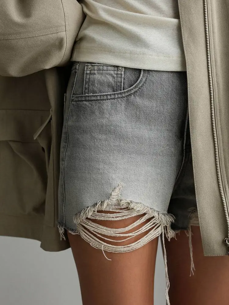 шорты (M (44) серый). Изображение № 4