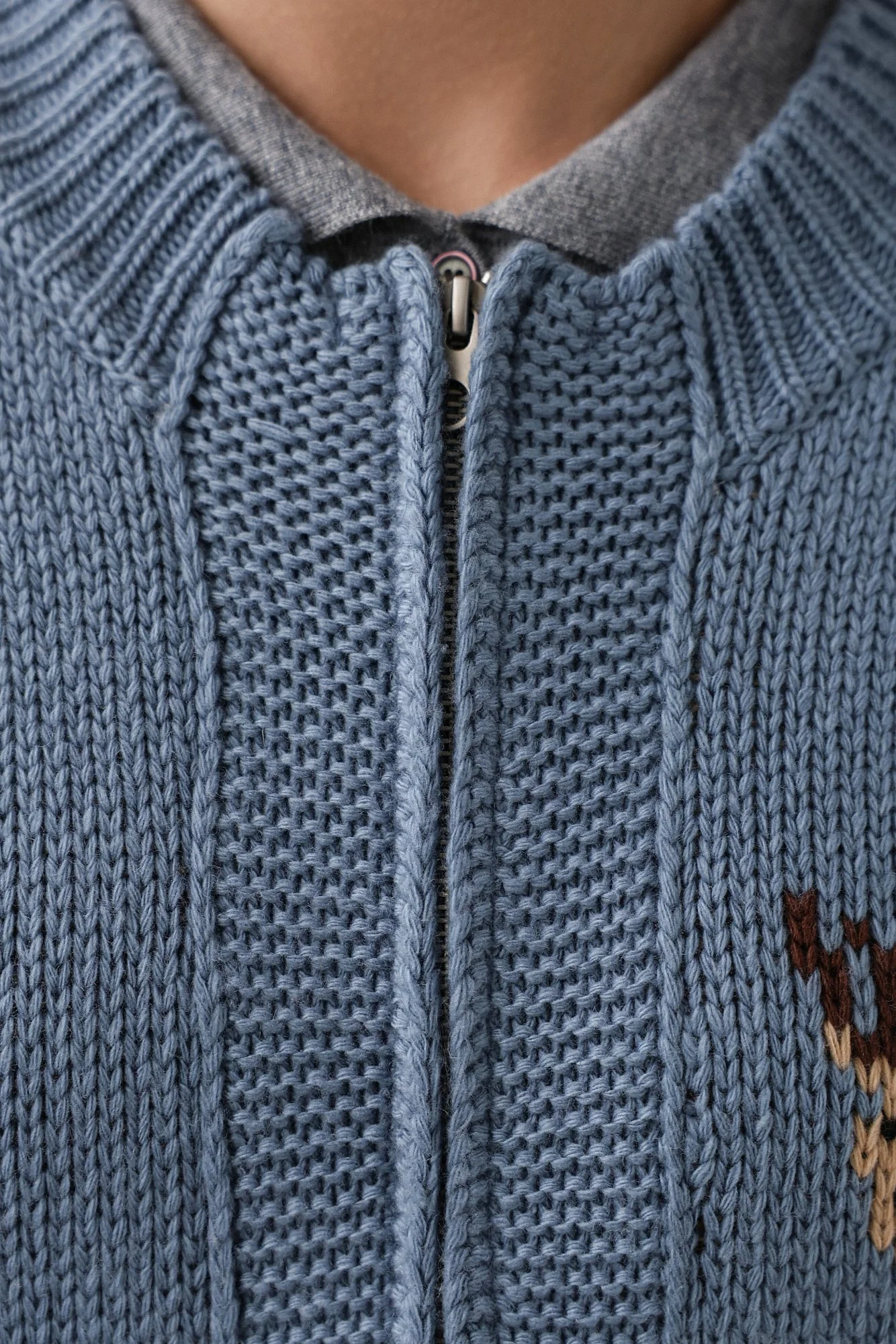 Кардиган (onesize (42-46RU), пыльно-синий). Избражение № 3