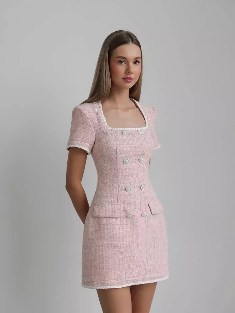 Платье  (S (42RU), нежно-розовый). Изображение № 1