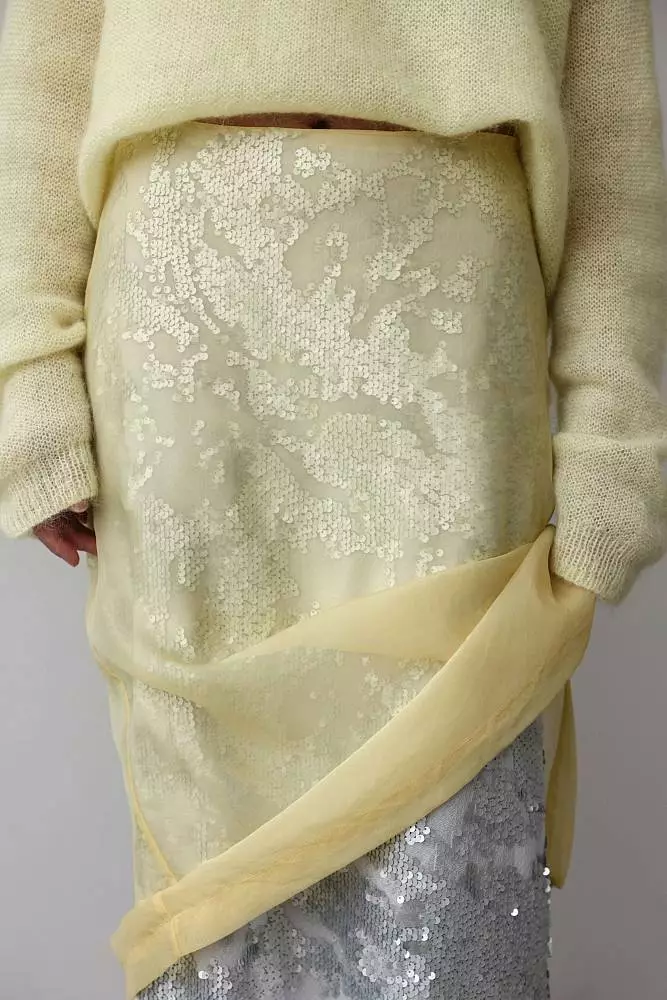 Юбка (S (42RU), светло-жёлтый). Изображение № 7