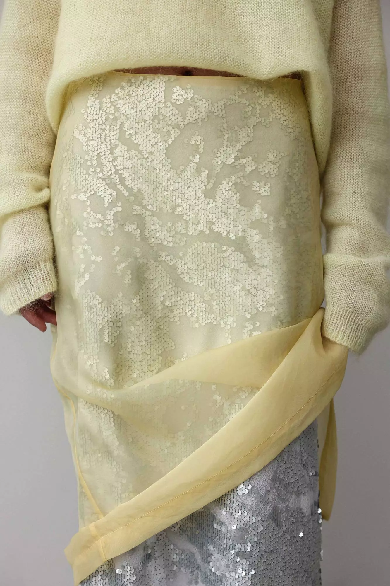 Юбка (S (42RU), светло-жёлтый). Избражение № 7