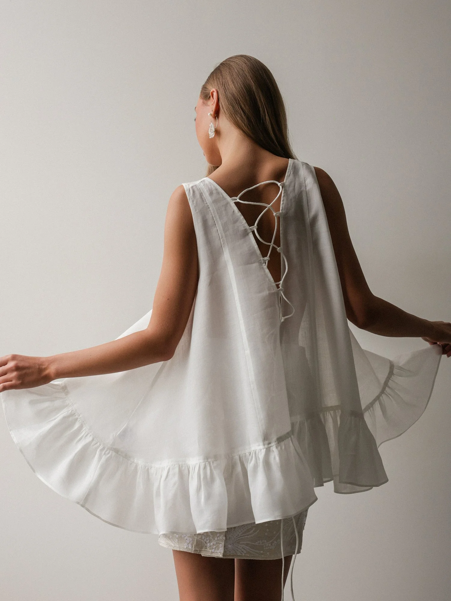 Топ (onesize (42-46RU), белый). Избражение № 4