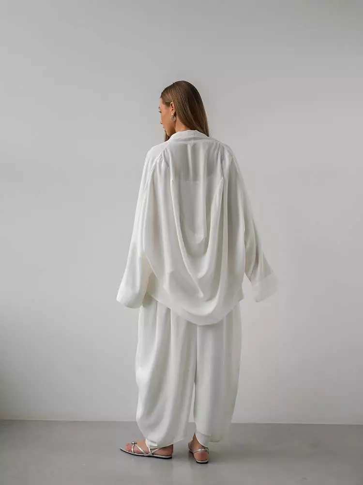 Брюки (M (44RU), белый). Изображение № 6