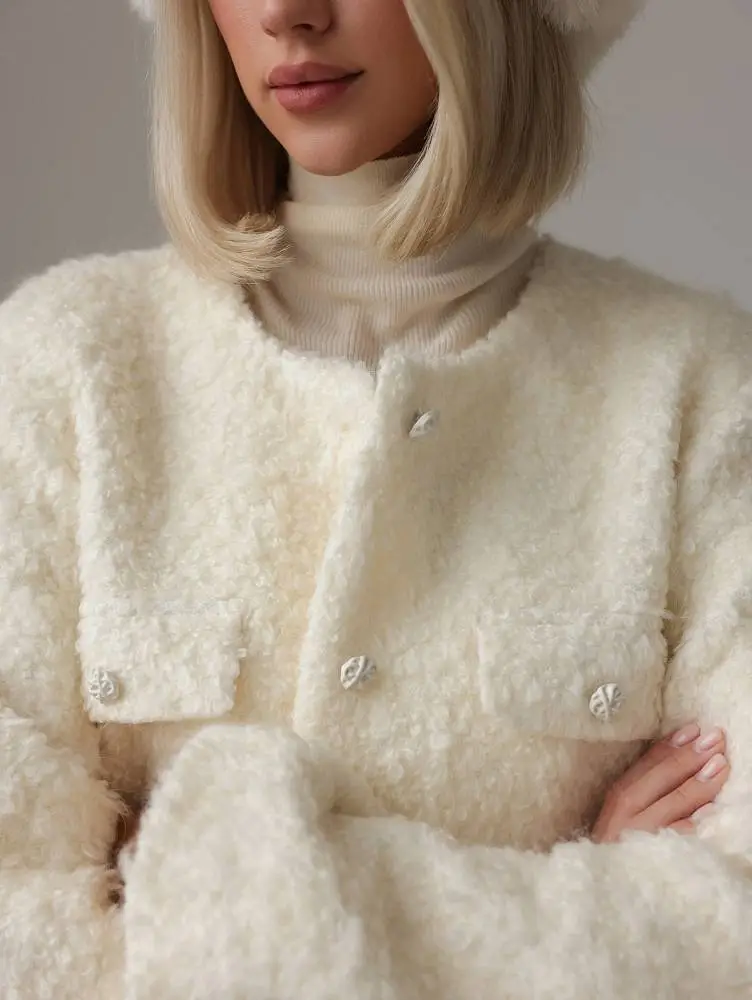 Жакет (M (44RU), молочный). Изображение № 4