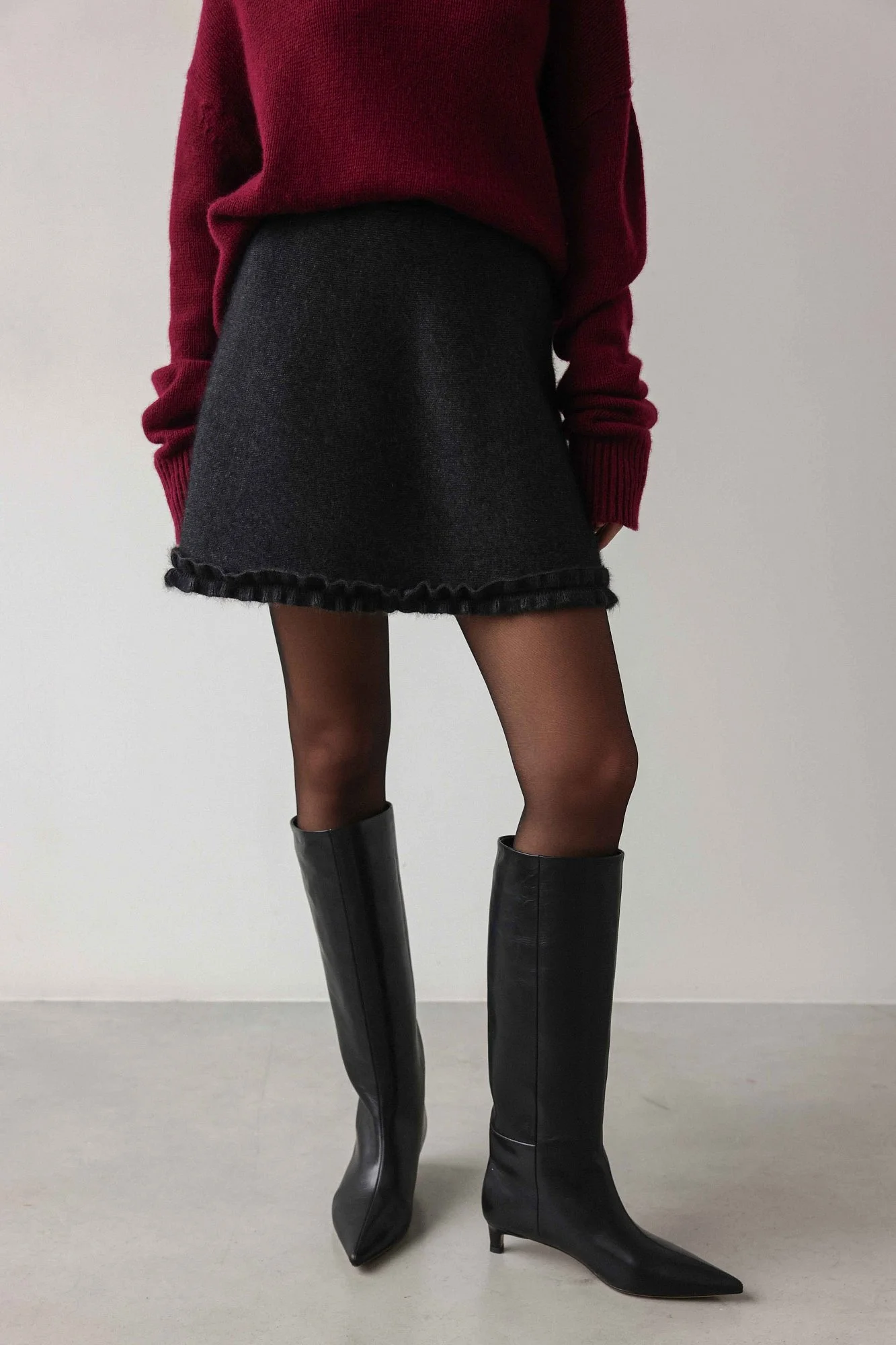 Юбка (onesize (42-46RU), тёмно-серый). Избражение № 4