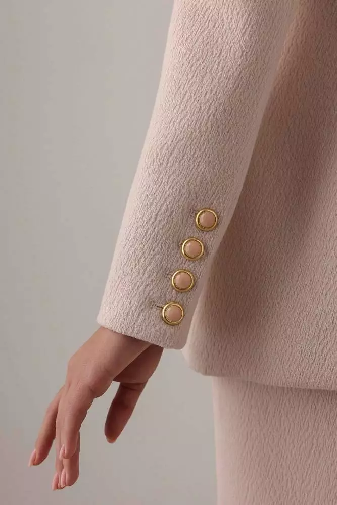 Пиджак (S (42RU) светло-пудровый). Изображение № 5