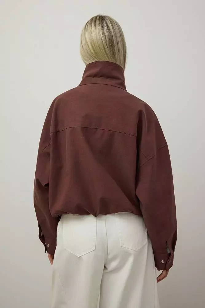 Куртка (M (44RU), красно-коричневый). Изображение № 3