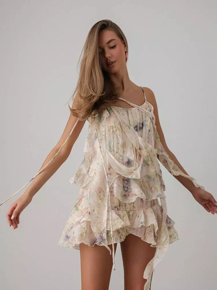 Юбка  (XS (40RU), персиковый). Изображение № 3