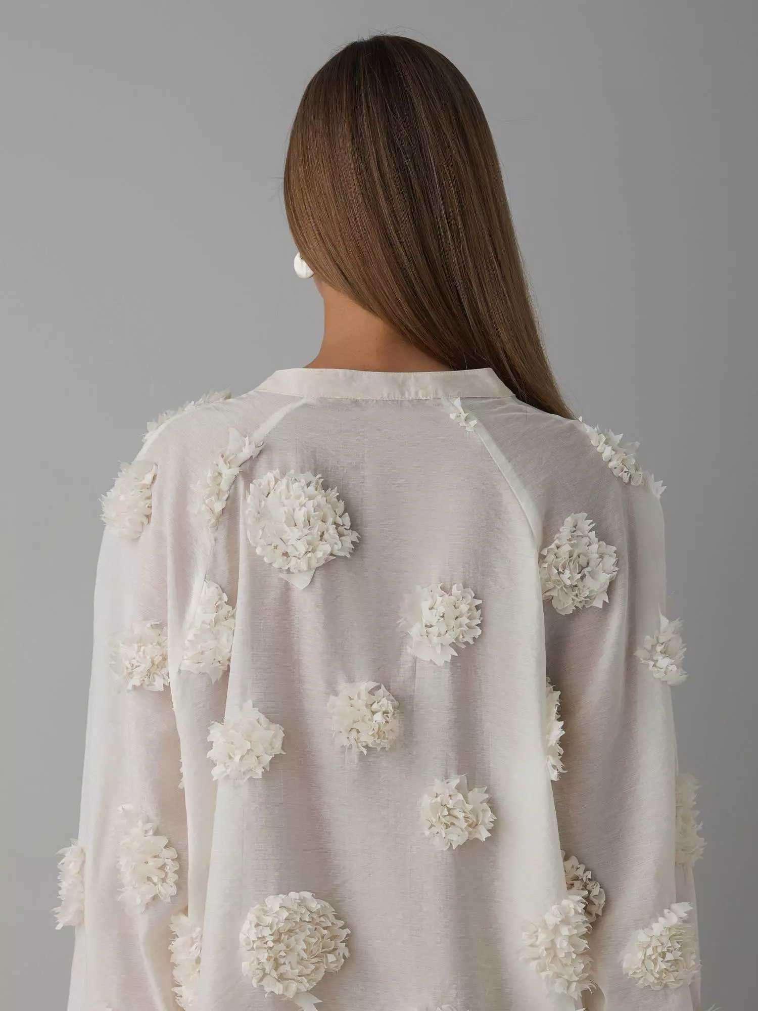 Блузка (onesize (42-46RU), светло-бежевый). Избражение № 6