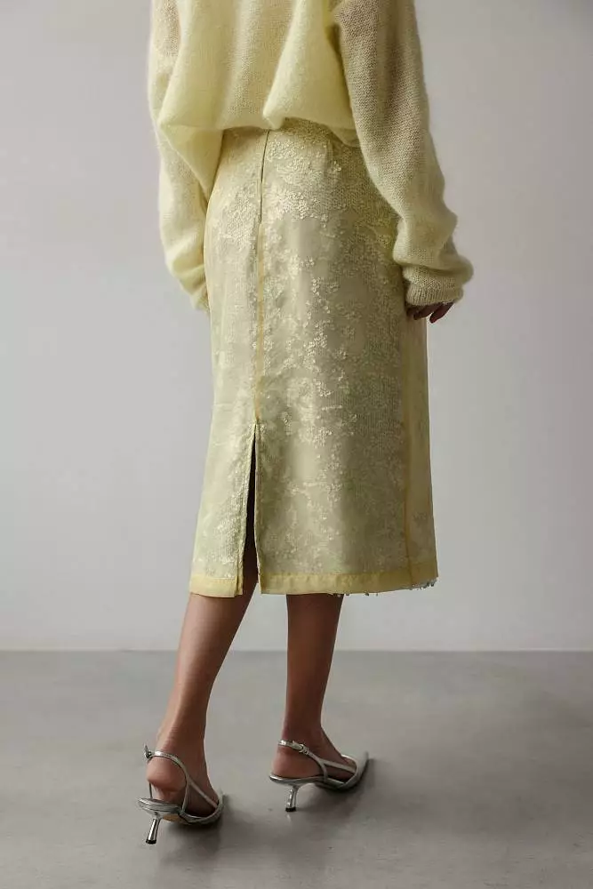 Юбка (S (42RU), светло-жёлтый). Изображение № 6