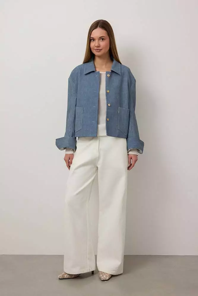 Куртка (S (42RU), голубой). Изображение № 4