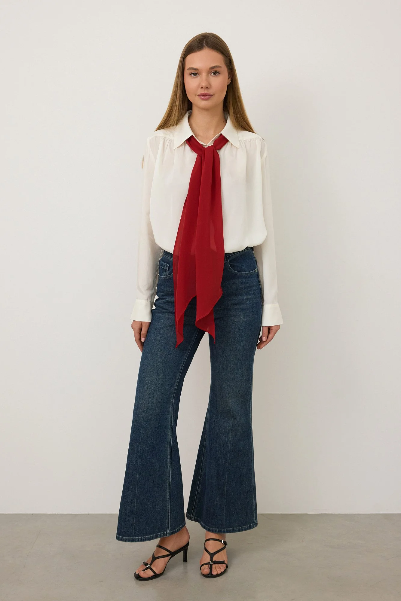 Рубашка (M (44RU), молочный). Избражение № 4