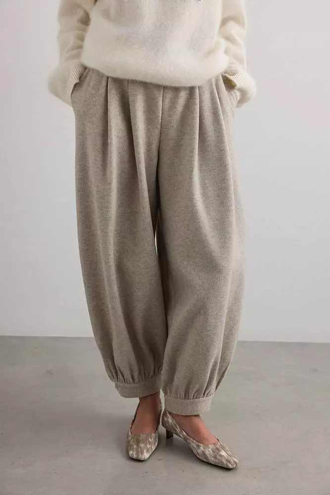 Брюки (S (42RU), бежевый). Изображение № 4