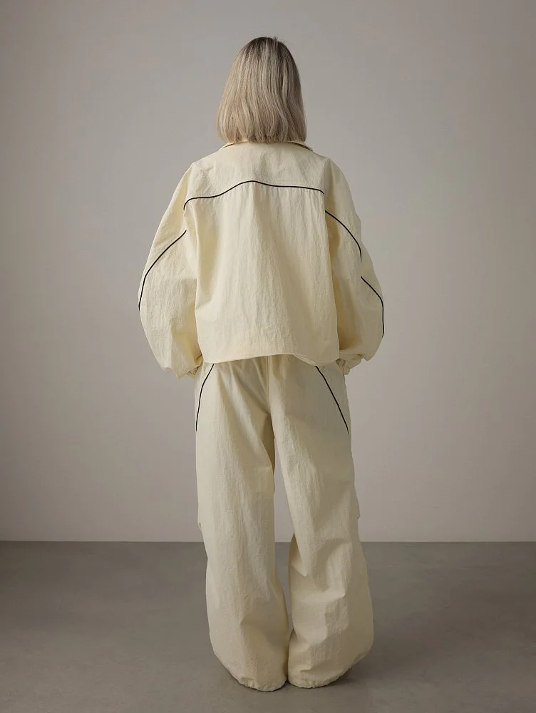 Брюки (L (46RU), бледно-жёлтый). Изображение № 4