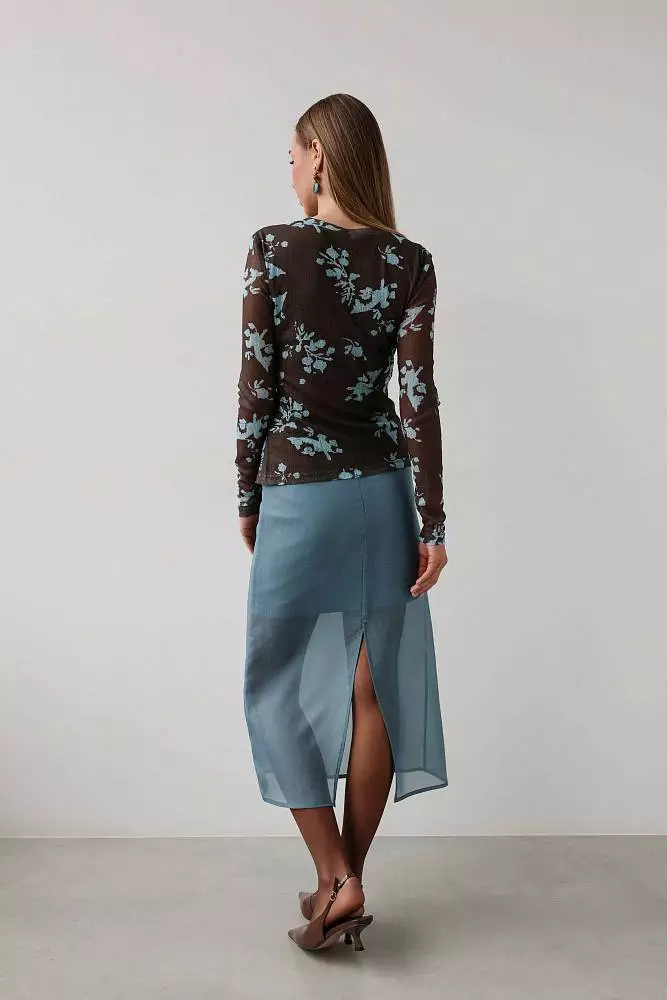 Лонгслив (S (42RU), коричневый). Изображение № 2